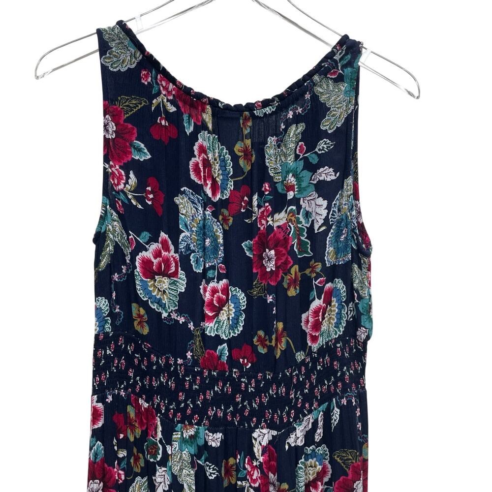 Bila Boho Sleeveless Floral Handkerchief Hem Maxi Sundress Size Large - Picture 8 of 9